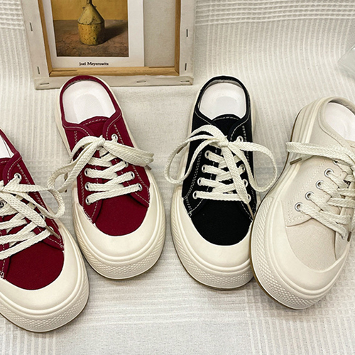 CC607  여성 3컬러 뮬 스니커즈